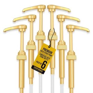 Brand New Set Of 6 Syrup Pumps